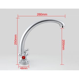 Смеситель для кухни Frap F4219-5 сатин